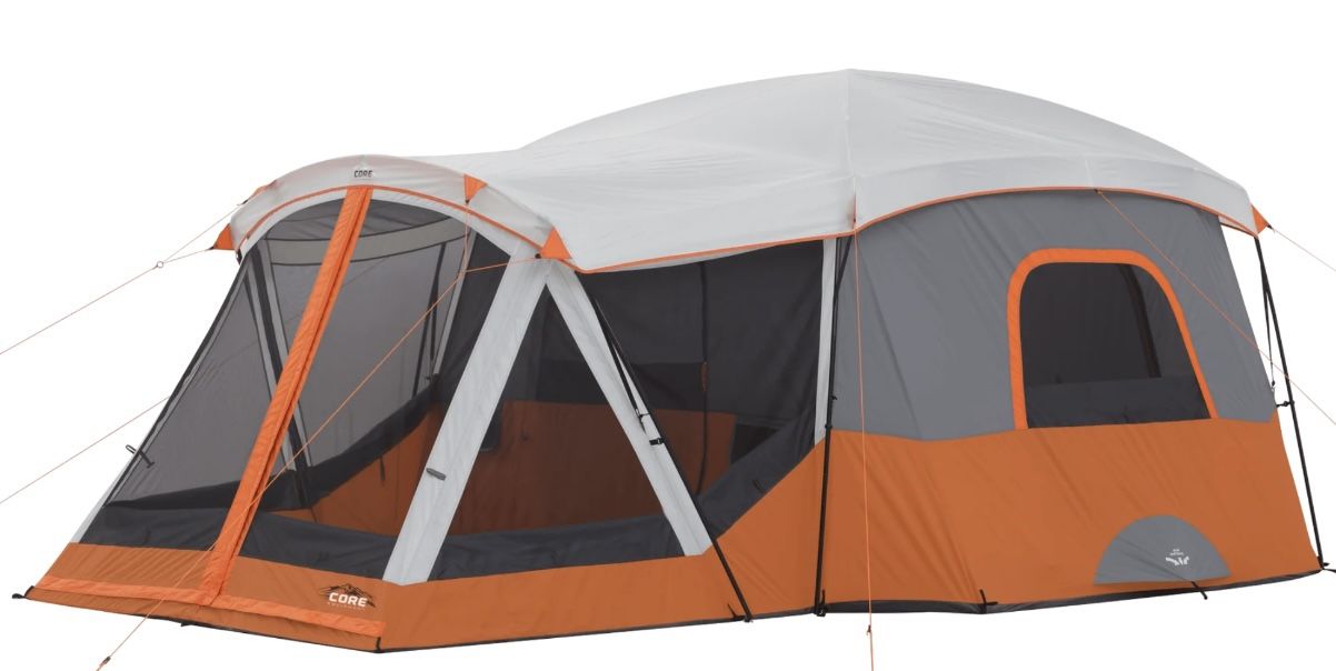 Core 11 Person Cabin Tent With Screen Room