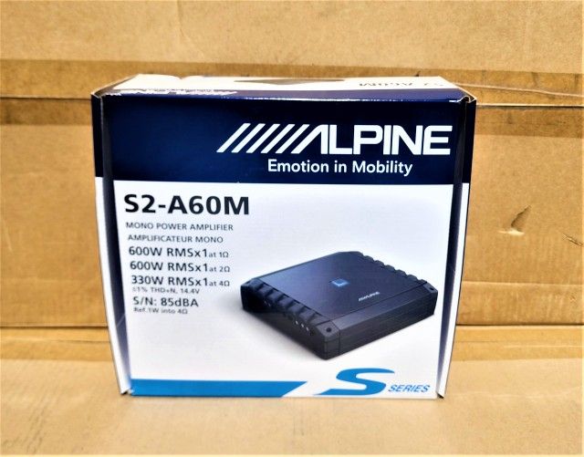 S Series Power Amplifier Monoblock Subwoofer Amp 1200 Watts S2A60M 🚨 Payment Options Available 🚨 No Credit Needed 🚨