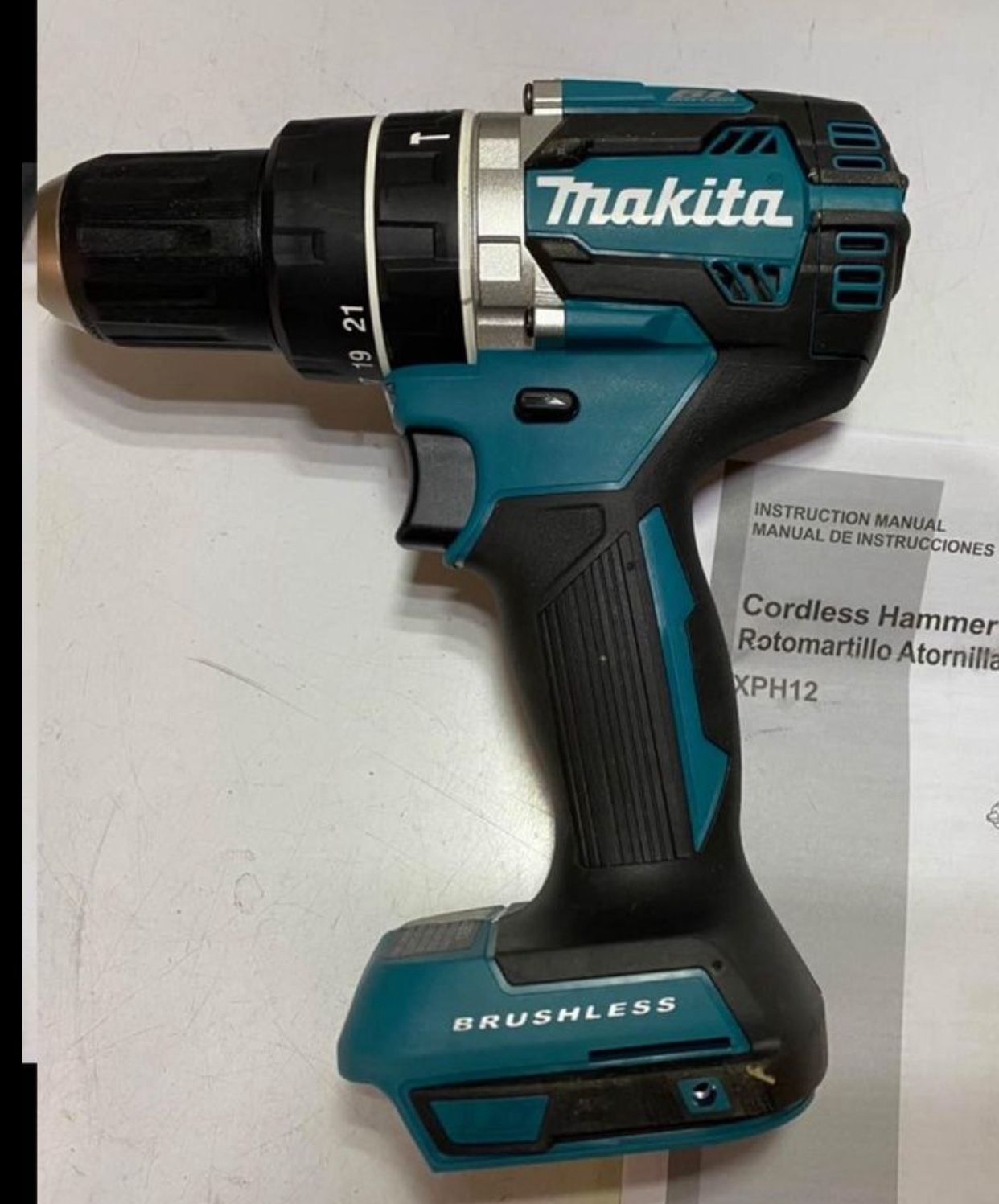 Makita New Hammer Drill 18v Brushless