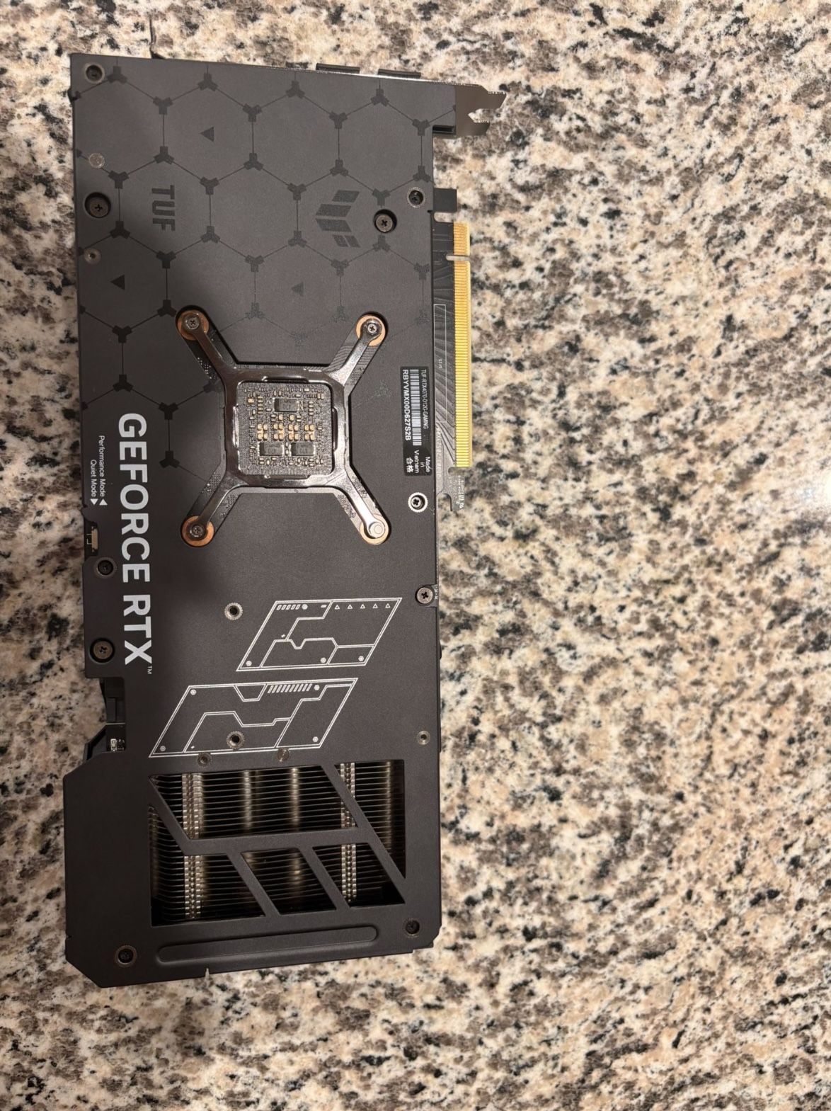 GPU ASUS tuf rtx 4070 super OC