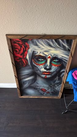 Day of the Dead Sugar Skull Wall Art