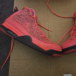 Jordan Dub ZERO.  Size 10.5. Hot Pink