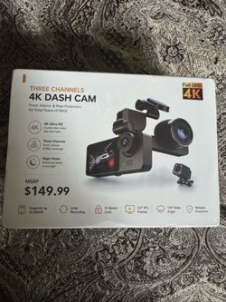 Three Channel 4K Dash Cam