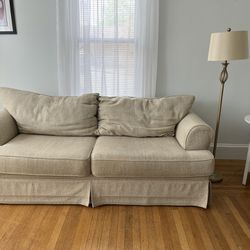 Sofa & Oversized Chair with Storage Ottoman 