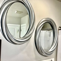 Pair Of Framed Mirrors
