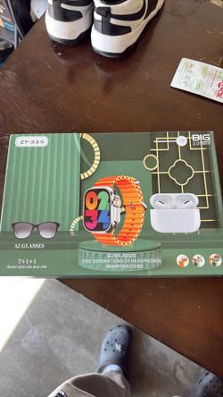 Smart watch, ai glasses, headphones