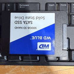 WD Blue 500GB SSD 2.5” SATA III 3D NAND (WDS500G2B0A)