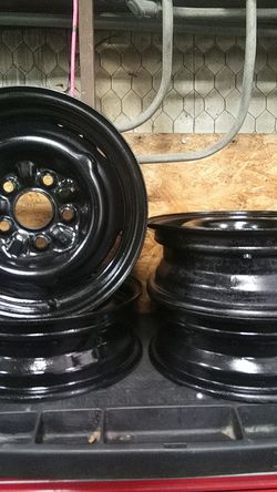 1966 Mustang original steel rims 14 by 5
