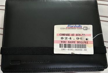 Leather coach wallet