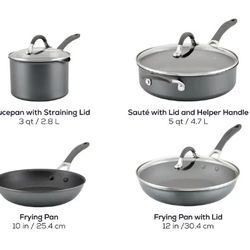 Circulon A1 Series w/ Scratch Defense Non-Stick Cookware Set, 12pc, Graphite