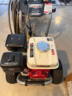 Simpson Pro 4000 PSI Honda GX270 Pressure Washer + Complete Setup  Price: $700 OBO