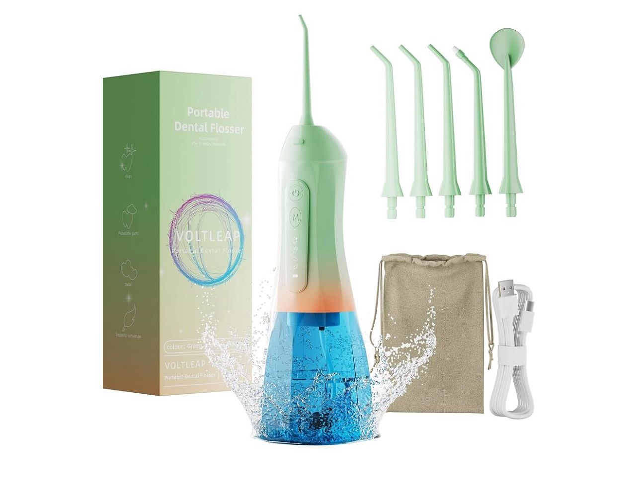 Brandnew Water Flossers for Teeth, Electric Floss for Adults & Kids, Water Dental Picks, Cleaning and Flossing, Portable Flossers for Travel Size, Gum