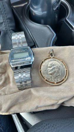 Casio And Gold Plated Coin