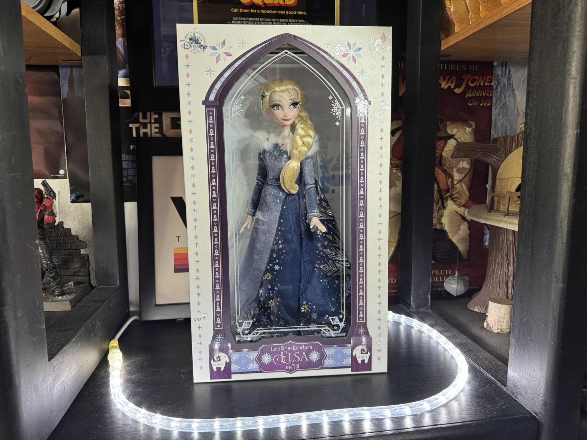 Disney Store Frozen Olaf's Frozen Adventure 17" Elsa Doll LE 7000 Disney Store NIB VG+