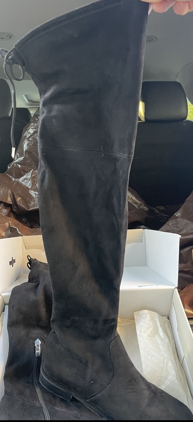 Marc Fisher over The Thigh Boots - Suede Size 8