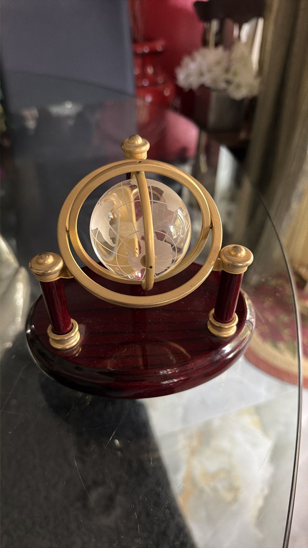 Decorative desk Crystal Globe