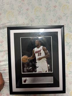 Signed Jimmy Butler poster