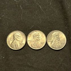 1973D, 1975D, 1976 Pennies In Great Condition!! Cool Lot!!