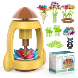 Fabric Flower Bouquets Toys, Craft Kits Toys for Kids, Flowers Market Toy, Arts & Crafts for Girls Ages 4 5 6 7 8，Educational Activity Preschool, Chri