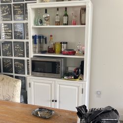 Shelves With Microwave 