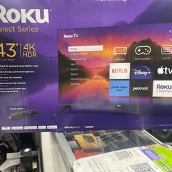 Rolu 43” Tv 4k Hdr $250 Plus Tax Ab Best Buy