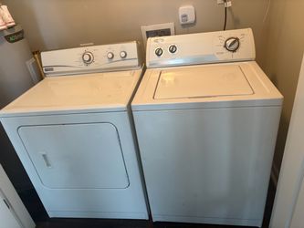 Washer an dryer