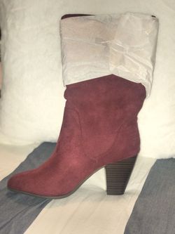 NEW ESPRIT Women’s Oliana Boots- Bordeaux Sz. 6.5