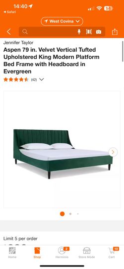  Velvet Bed Frame