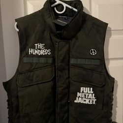 Streetwear The Hundreds Full Metal Jacket  Vest 80 OBO