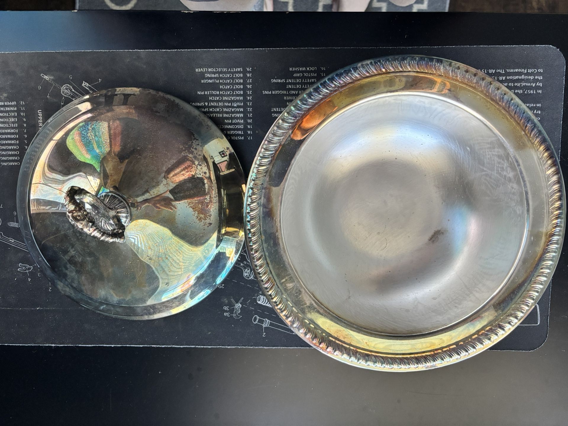 FB Rogers Silver Co Chafing Dish