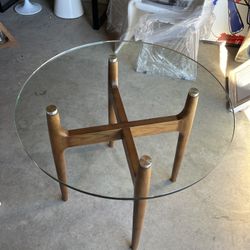 Modern Glass Bistro Table ( Can Deliver For $10 )
