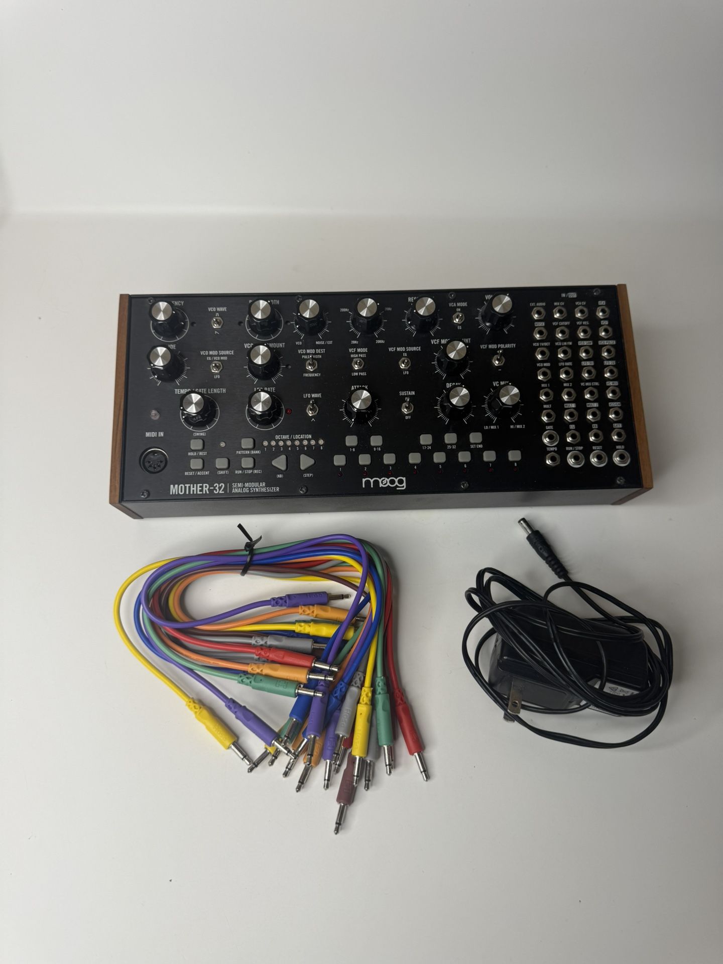 Moog Mother-32 Semi-Modular Synth + 16 Patch Cables β Excellent Condition