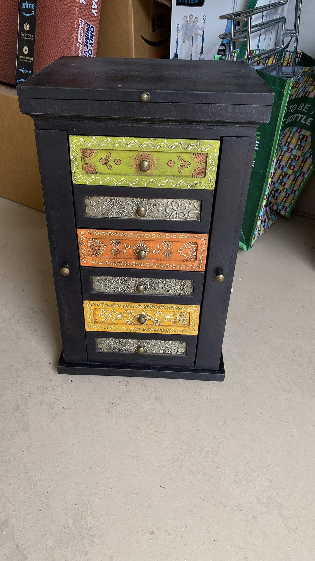 Large Wooden Jewelry Box