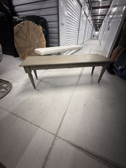 Wood Bench 