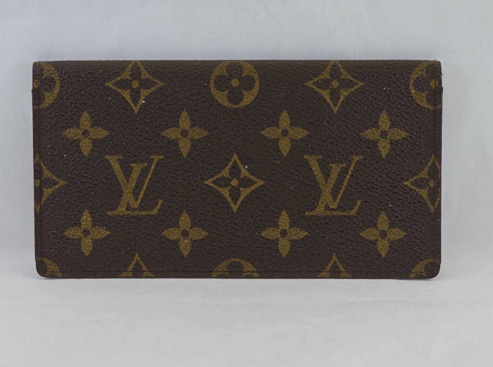 Vintage Louis Vuitton Monogram Canvas Checkbook Cover