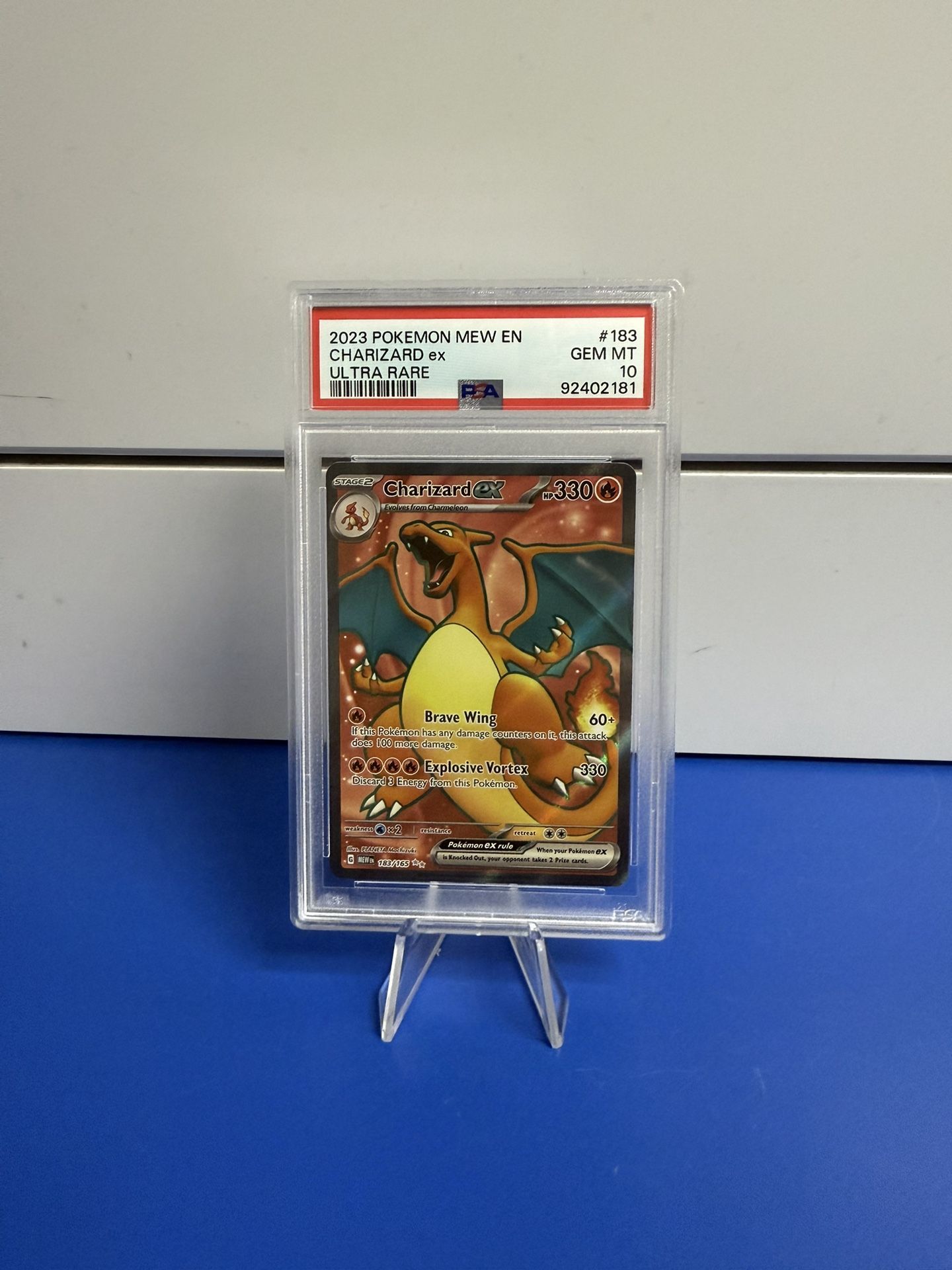 PSA 10 Charizard ex 151 Full Art 83/165 