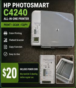 HP Photosmart C4240 All-in-One Printer 🖨️