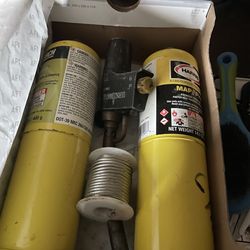 Harris Lincoln with torch 2 of them.