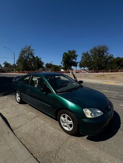 2001 Honda Civic Coupe Green