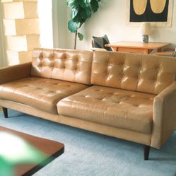 Joybird Leather Couch