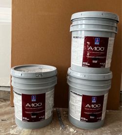 Exterior Paint Satin. See pictures about colors.Each bucket $80