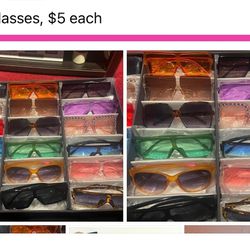 All Sunglasses $5 Each