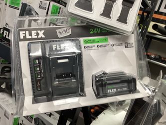 FLEX 24V 5.0AH Battery and Charger $170