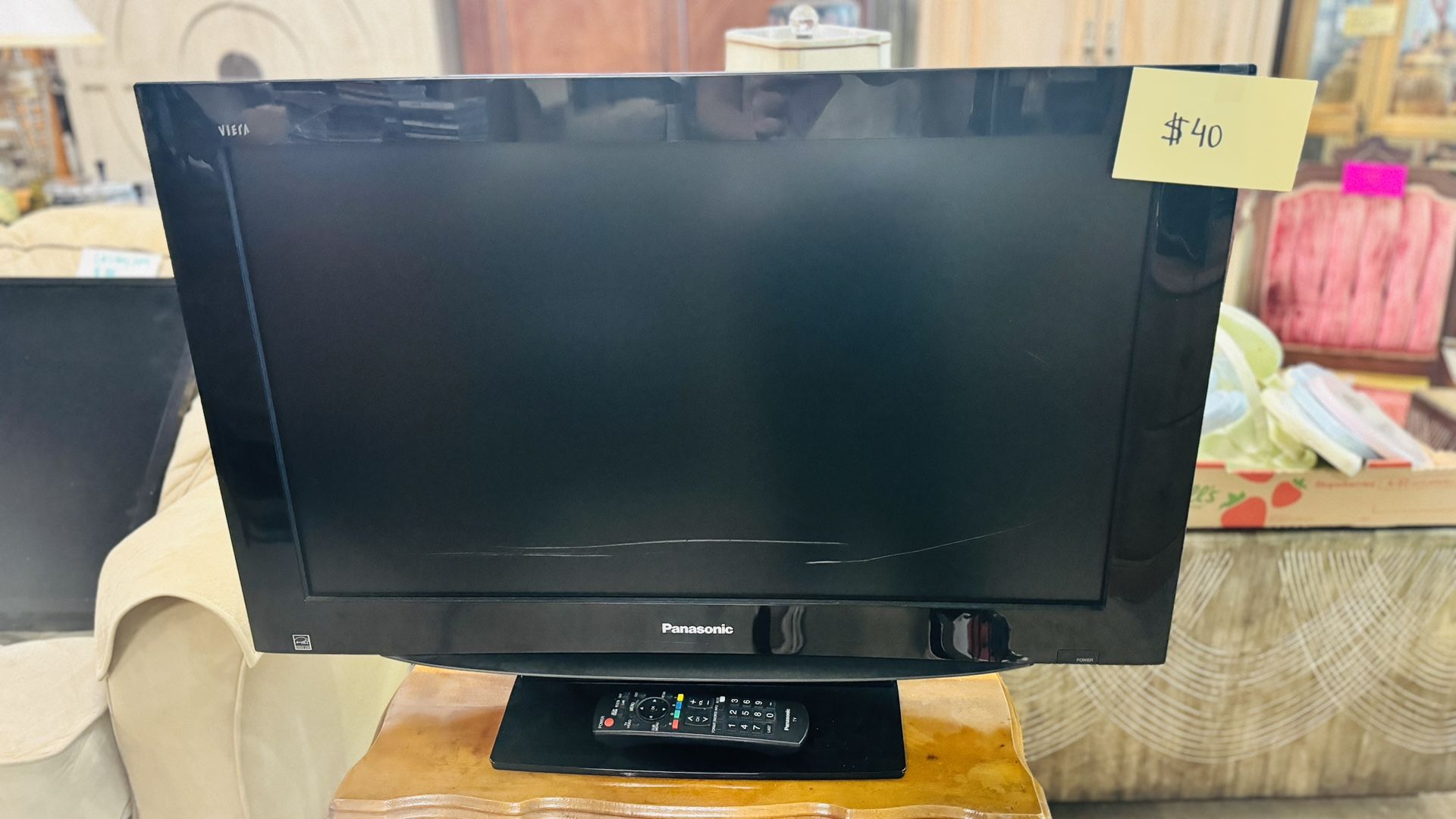 Panasonic TV With Remote Control!