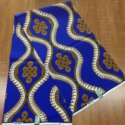 6 Yards African Fabrics Ankara Kente Print 