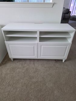 Ikea White TV Unit