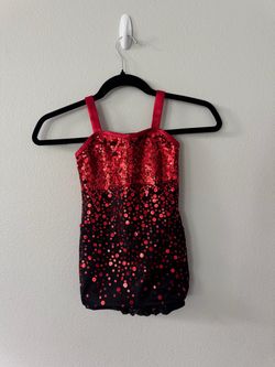 Girls Red Devil Costume - size S