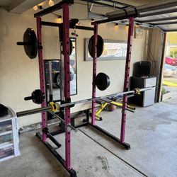 Squat Rack, Weights , Accessories 