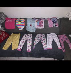 Toddler Girl Pajama Clothing Bundle Size 3T