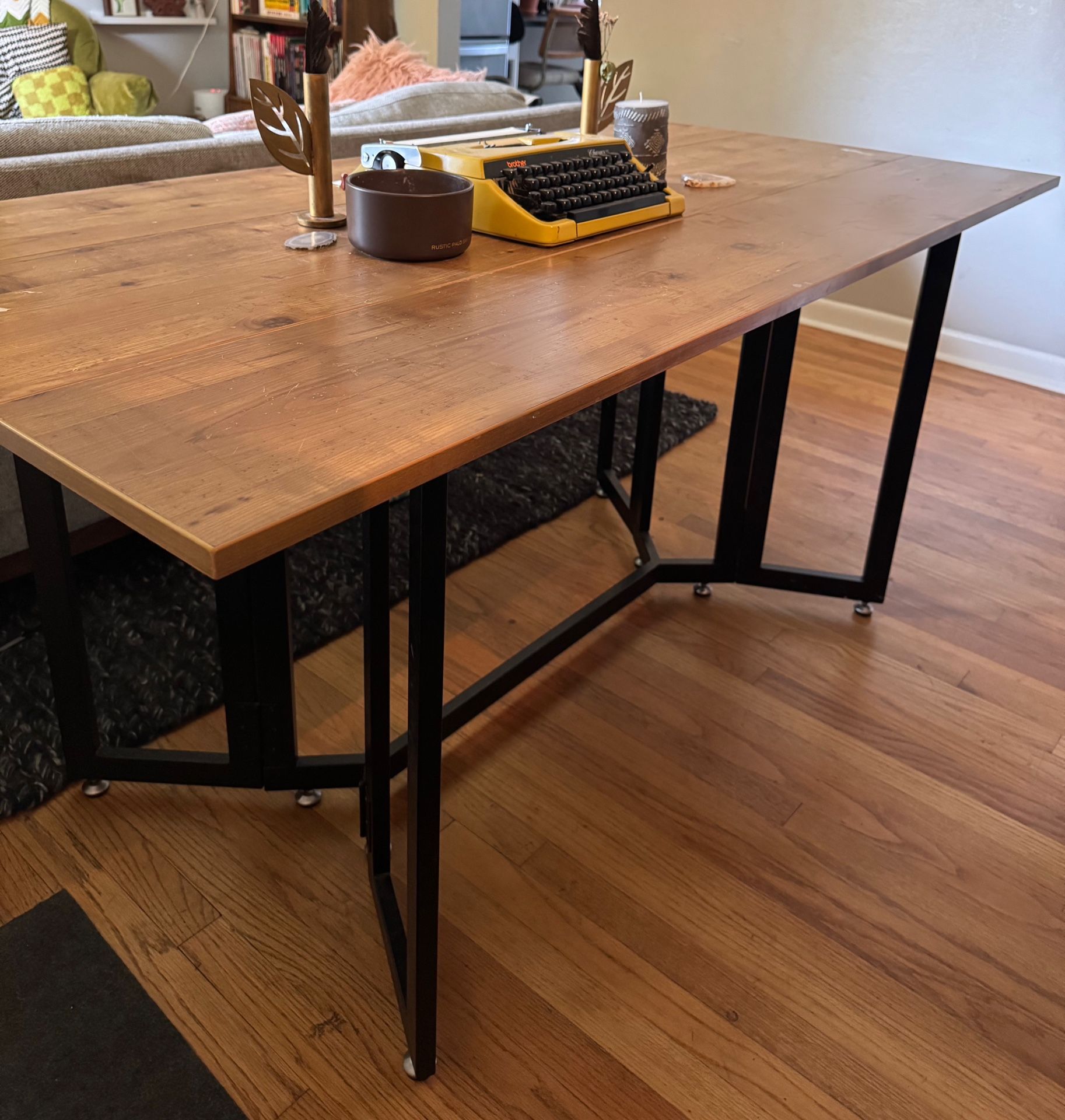 folding dining table from wayfair